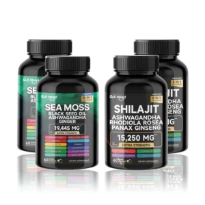 Sea Moss and shilajit Bundle 120 capsules
